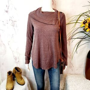 Michael Stars convertible cowl neck sweater